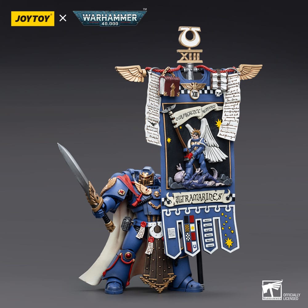 Warhammer 40k Action Figure 1/18 Ultramarines Honour Guard Chapter Ancient 12cm - Action Figures - Joy Toy (CN) - Hobby Figures UK