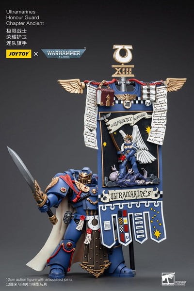 Warhammer 40k Action Figure 1/18 Ultramarines Honour Guard Chapter Ancient 12cm - Action Figures - Joy Toy (CN) - Hobby Figures UK