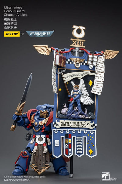 Warhammer 40k Action Figure 1/18 Ultramarines Honour Guard Chapter Ancient 12cm - Action Figures - Joy Toy (CN) - Hobby Figures UK