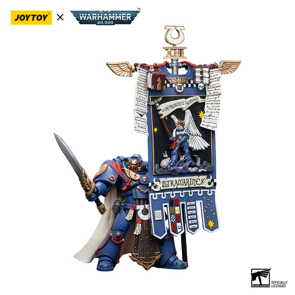 Warhammer 40k Action Figure 1/18 Ultramarines Honour Guard Chapter Ancient 12cm - Action Figures - Joy Toy (CN) - Hobby Figures UK