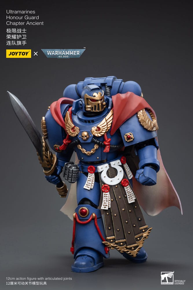 Warhammer 40k Action Figure 1/18 Ultramarines Honour Guard Chapter Ancient 12cm - Action Figures - Joy Toy (CN) - Hobby Figures UK