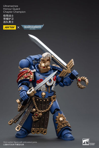 Warhammer 40k Action Figure 1/18 Ultramarines Honour Guard Chapter Champion 12cm - Action Figures - Joy Toy (CN) - Hobby Figures UK