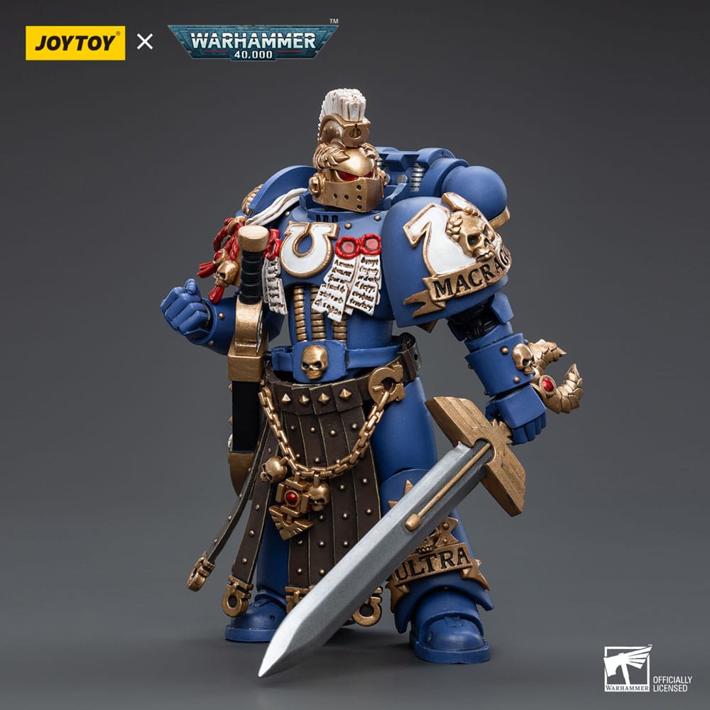 Warhammer 40k Action Figure 1/18 Ultramarines Honour Guard Chapter Champion 12cm - Action Figures - Joy Toy (CN) - Hobby Figures UK