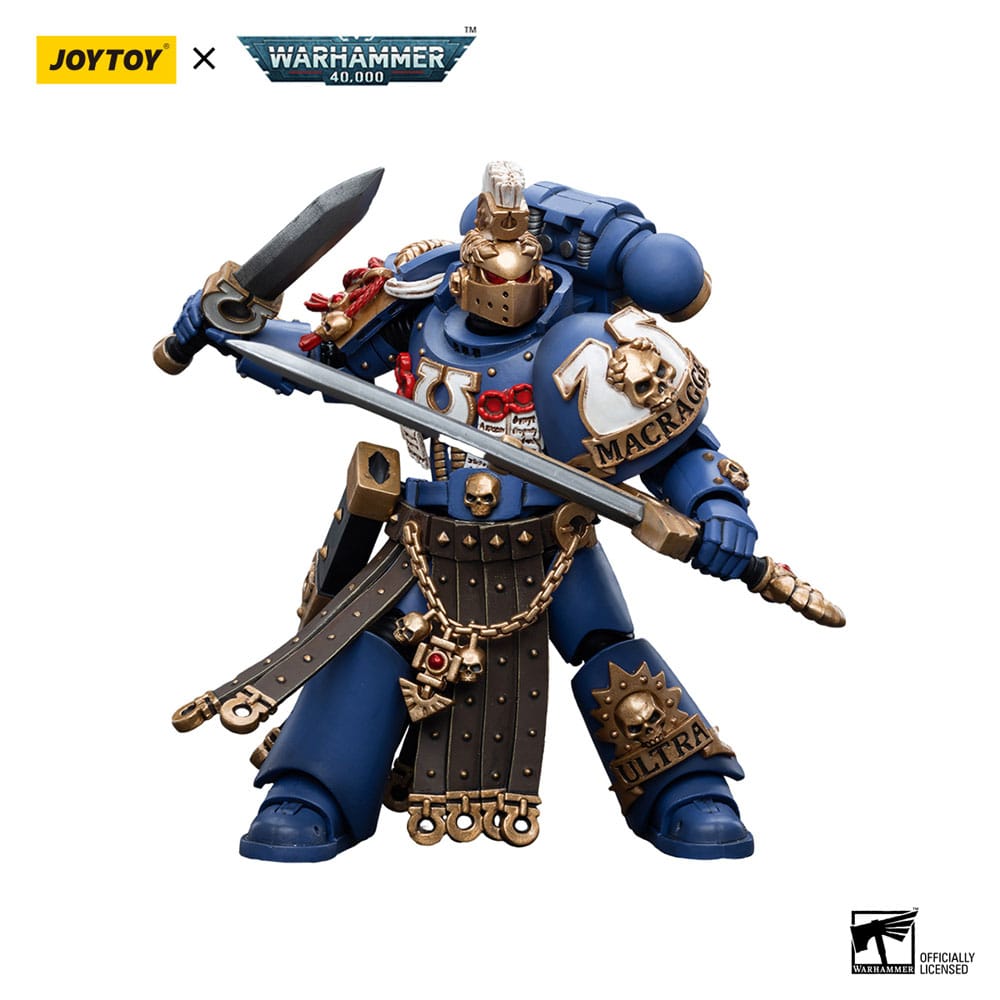 Warhammer 40k Action Figure 1/18 Ultramarines Honour Guard Chapter Champion 12cm - Action Figures - Joy Toy (CN) - Hobby Figures UK