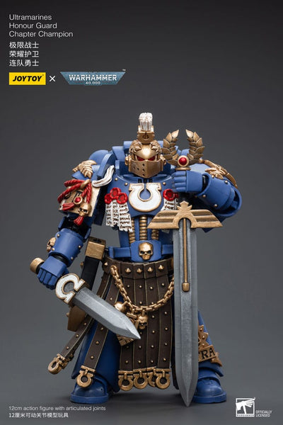 Warhammer 40k Action Figure 1/18 Ultramarines Honour Guard Chapter Champion 12cm - Action Figures - Joy Toy (CN) - Hobby Figures UK