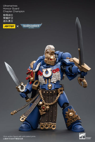 Warhammer 40k Action Figure 1/18 Ultramarines Honour Guard Chapter Champion 12cm - Action Figures - Joy Toy (CN) - Hobby Figures UK