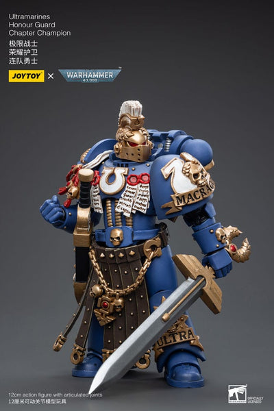 Warhammer 40k Action Figure 1/18 Ultramarines Honour Guard Chapter Champion 12cm - Action Figures - Joy Toy (CN) - Hobby Figures UK