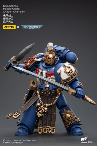 Warhammer 40k Action Figure 1/18 Ultramarines Honour Guard Chapter Champion 12cm - Action Figures - Joy Toy (CN) - Hobby Figures UK
