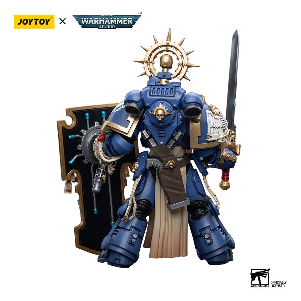 JoyToy 1/18 Warhammer 40K Ultramarine Primaris Captain avec épée puiss - David Toys
