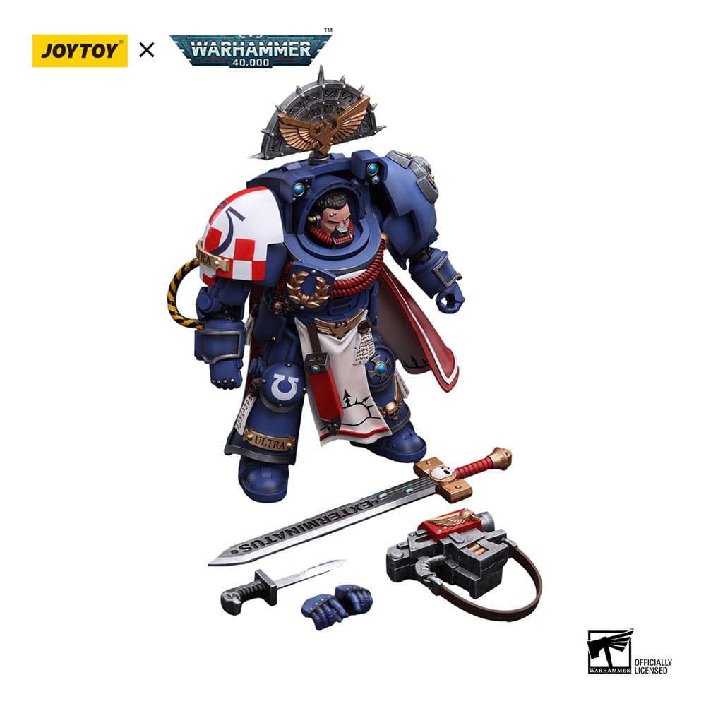 Warhammer 40k Action Figure 1/18 Ultramarines Terminator Captain 12cm - Action Figures - Joy Toy (CN) - Hobby Figures UK