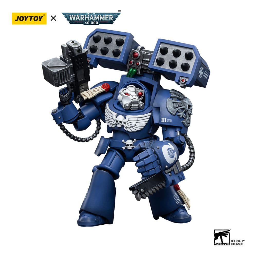 Warhammer 40k Action Figure 1/18 Ultramarines Terminators Brother Andrus 12cm - Action Figures - Joy Toy (CN) - Hobby Figures UK