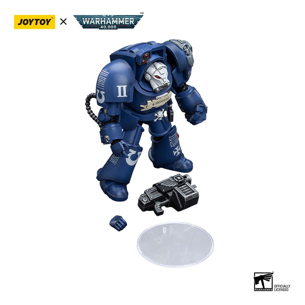 Warhammer 40k Action Figure 1/18 Ultramarines Terminators Brother Caesaran 12cm - Action Figures - Joy Toy (CN) - Hobby Figures UK