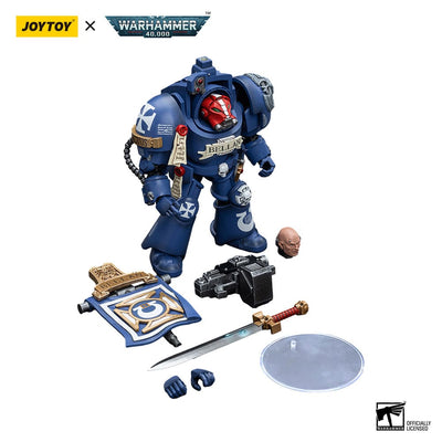 Warhammer 40k Action Figure 1/18 Ultramarines Terminators Sergeant Bellan 12cm - Action Figures - Joy Toy (CN) - Hobby Figures UK