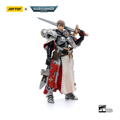 Warhammer 40k Action Figure 1/18 Adepta Sororitas Battle Sisters Order of the Argent Shroud Sister Superior Evinka 11cm - Action Figures - Joy Toy (CN) - Hobby Figures UK