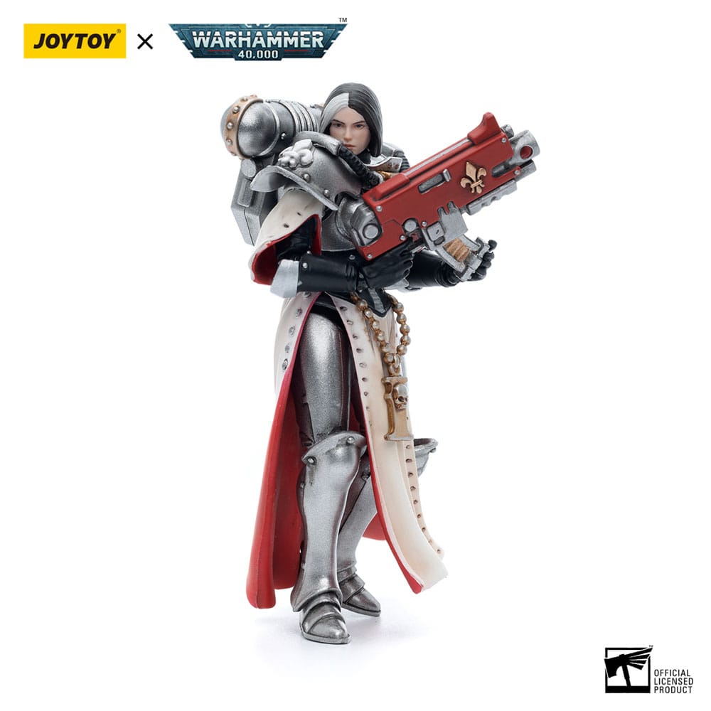 Warhammer 40k Action Figure 1/18 Adepta Sororitas Battle Sisters Order of the Argent Shroud Sister Vitas 11cm - Action Figures - Joy Toy (CN) - Hobby Figures UK