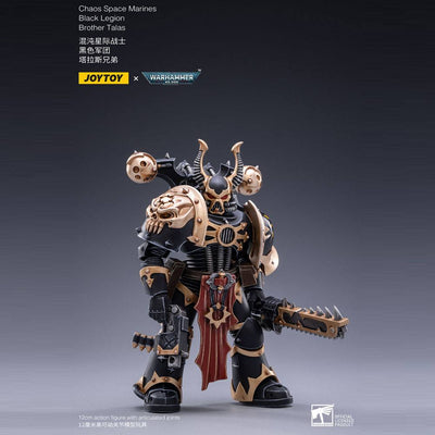 Warhammer 40k Action Figure 1/18 Black Legion Brother Talas 14cm - Action Figures - Joy Toy (CN) - Hobby Figures UK