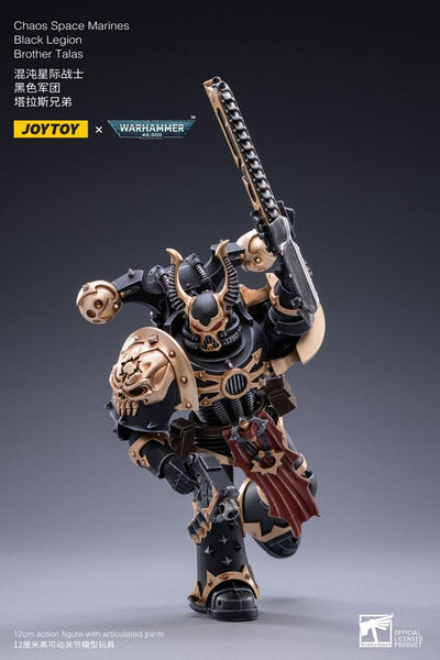 Warhammer 40k Action Figure 1/18 Black Legion Brother Talas 14cm - Action Figures - Joy Toy (CN) - Hobby Figures UK