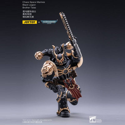 Warhammer 40k Action Figure 1/18 Black Legion Brother Talas 14cm - Action Figures - Joy Toy (CN) - Hobby Figures UK