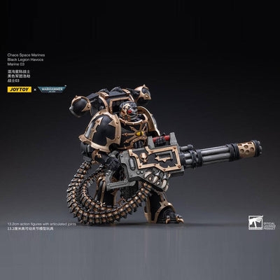 Warhammer 40k Action Figure 1/18 Black Legion Havocs Marine 03 13cm - Action Figures - Joy Toy (CN) - Hobby Figures UK