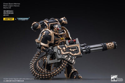 Warhammer 40k Action Figure 1/18 Black Legion Havocs Marine 03 13cm - Action Figures - Joy Toy (CN) - Hobby Figures UK