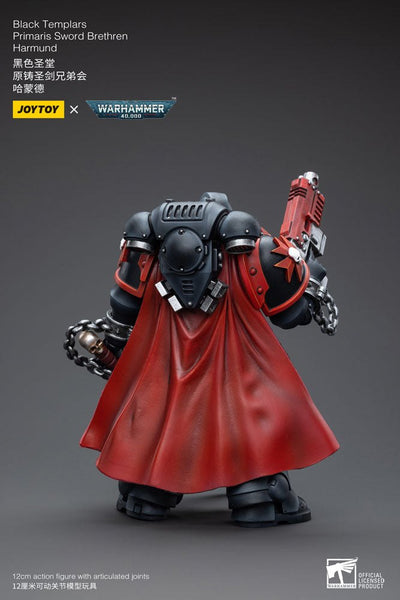 Warhammer 40k Action Figure 1/18 Black Templars Primaris Sword Brethren Harmund 12cm - Action Figures - Joy Toy (CN) - Hobby Figures UK