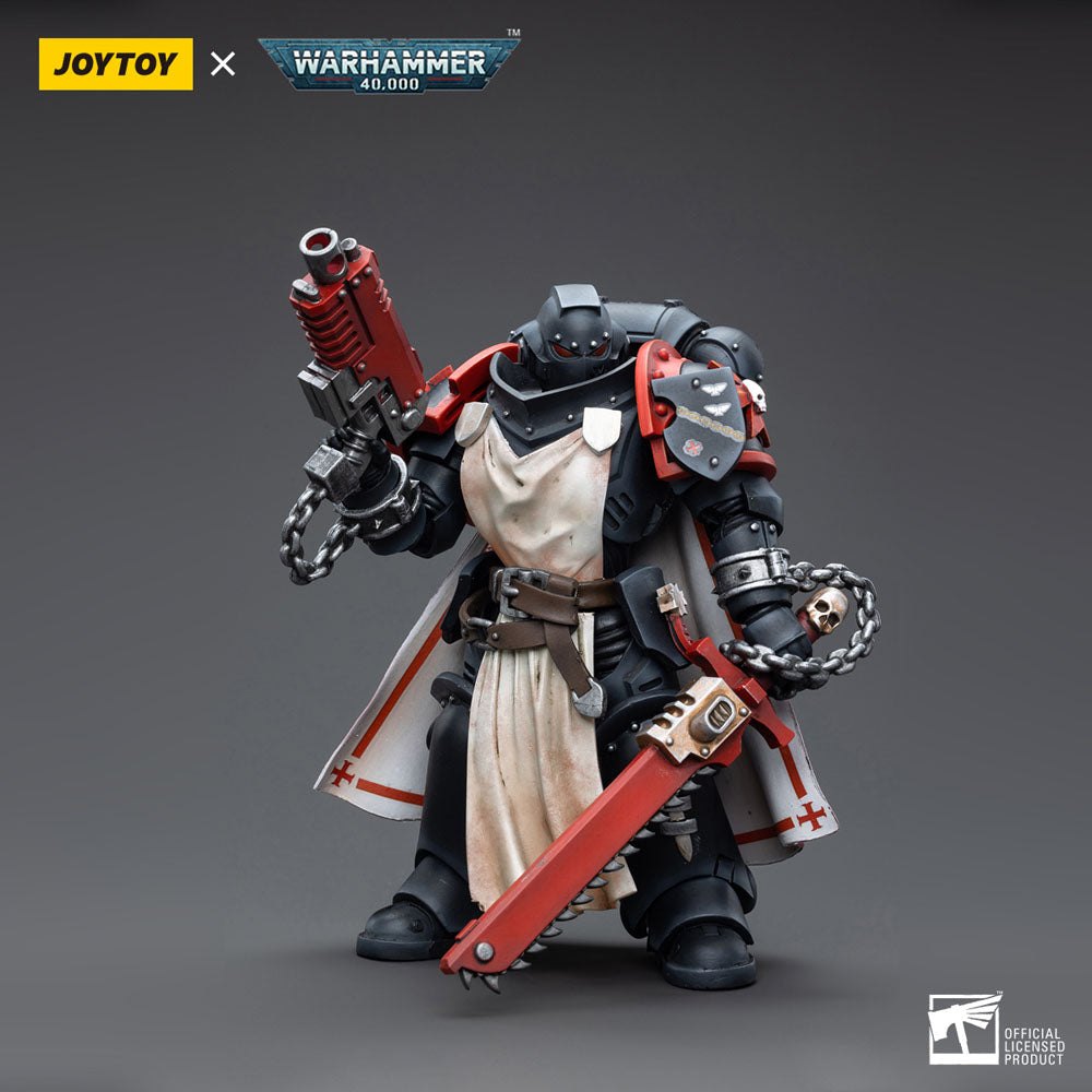Warhammer 40k Action Figure 1/18 Black Templars Primaris Sword Brethren Harmund 12cm - Action Figures - Joy Toy (CN) - Hobby Figures UK