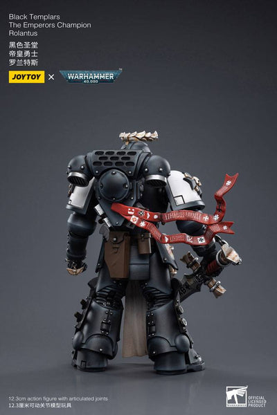 Warhammer 40k Action Figure 1/18 Black Templars The Emperors Champion Rolantus 12cm - Action Figures - Joy Toy (CN) - Hobby Figures UK