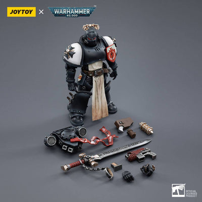 Warhammer 40k Action Figure 1/18 Black Templars The Emperors Champion Rolantus 12cm - Action Figures - Joy Toy (CN) - Hobby Figures UK
