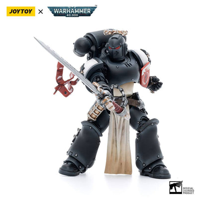 Warhammer 40k Action Figure 1/18 Black Templars The Emperors Champion Rolantus 12cm - Action Figures - Joy Toy (CN) - Hobby Figures UK