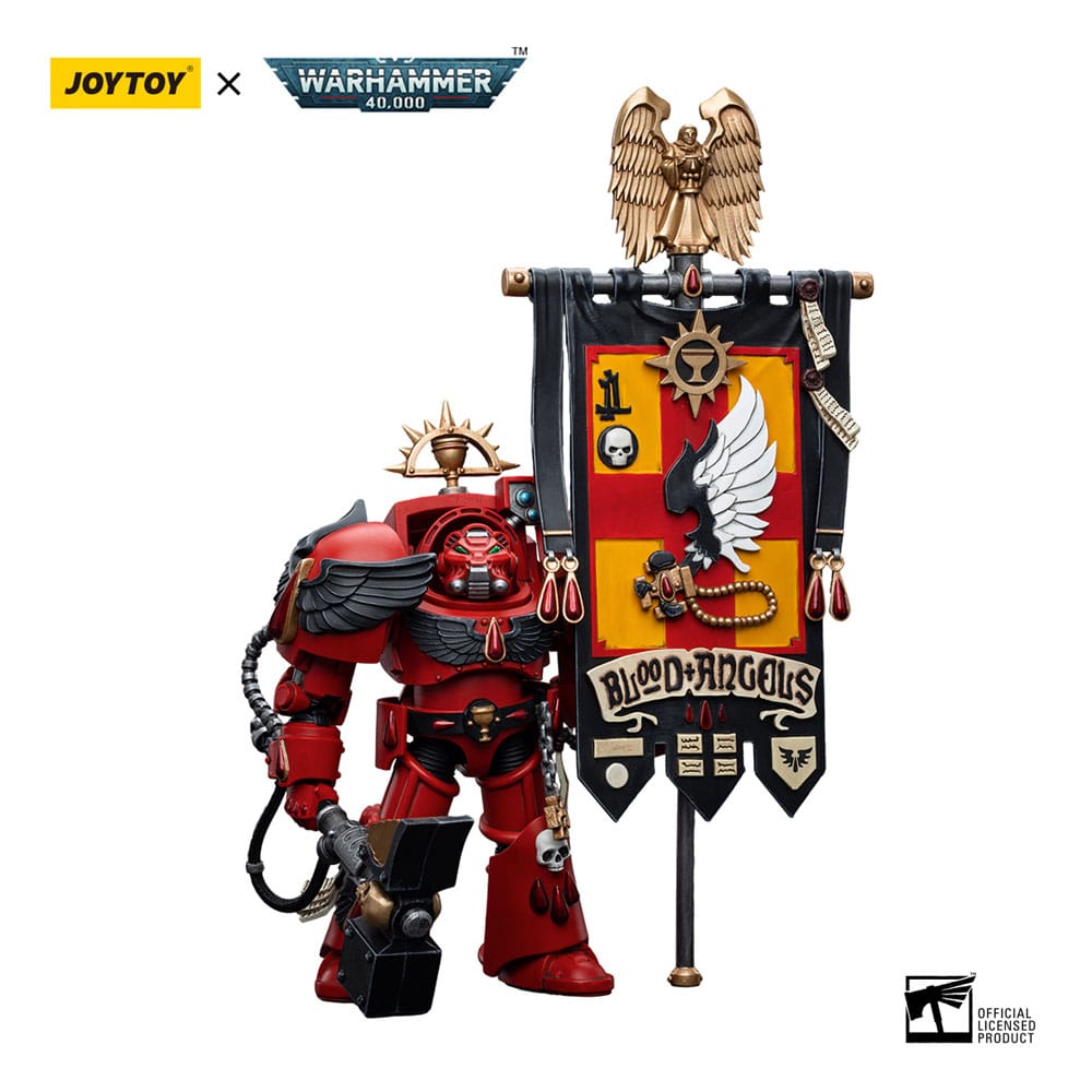 Warhammer 40k Action Figure 1/18 Blood Angels Ancient Brother Leonid 12cm