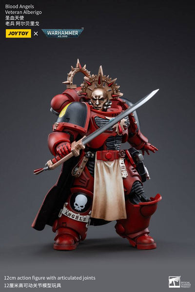 Warhammer 40k Action Figure 1/18 Blood Angels Veteran Alberigo 12cm - Action Figures - Joy Toy (CN) - Hobby Figures UK