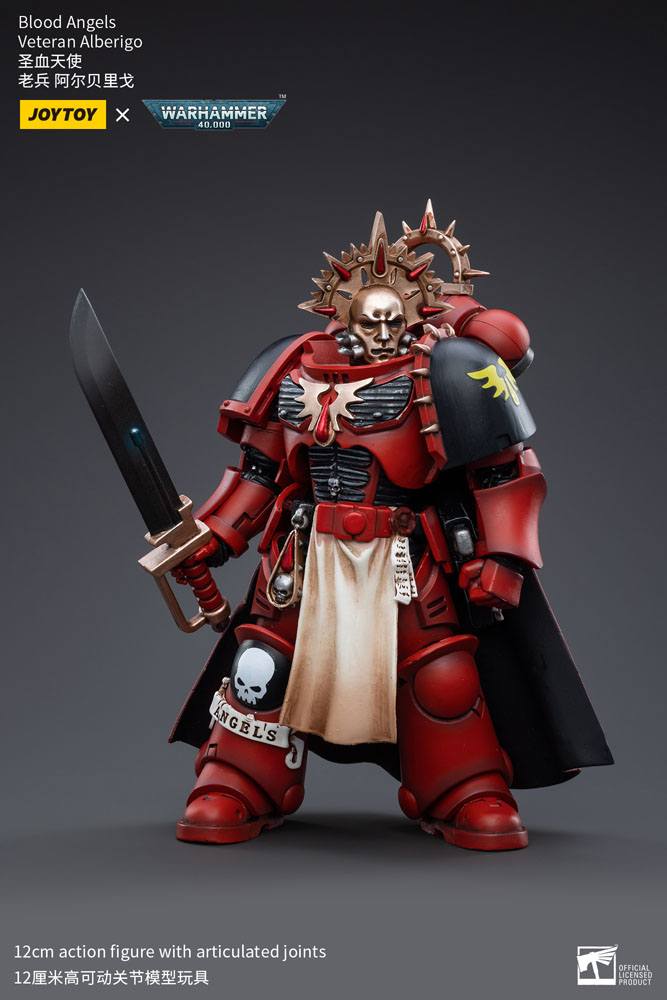 Warhammer 40k Action Figure 1/18 Blood Angels Veteran Alberigo 12cm - Action Figures - Joy Toy (CN) - Hobby Figures UK