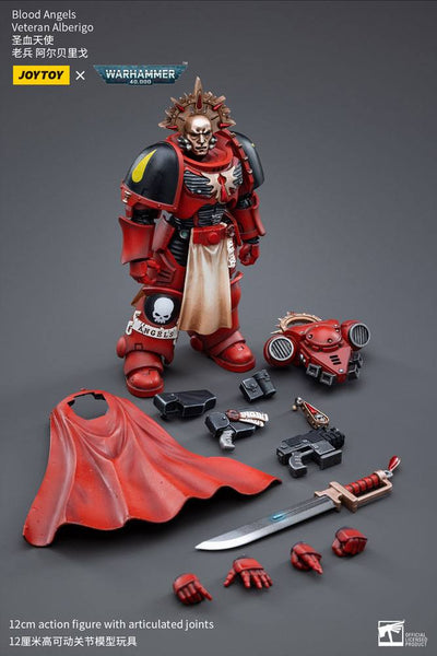 Warhammer 40k Action Figure 1/18 Blood Angels Veteran Alberigo 12cm - Action Figures - Joy Toy (CN) - Hobby Figures UK