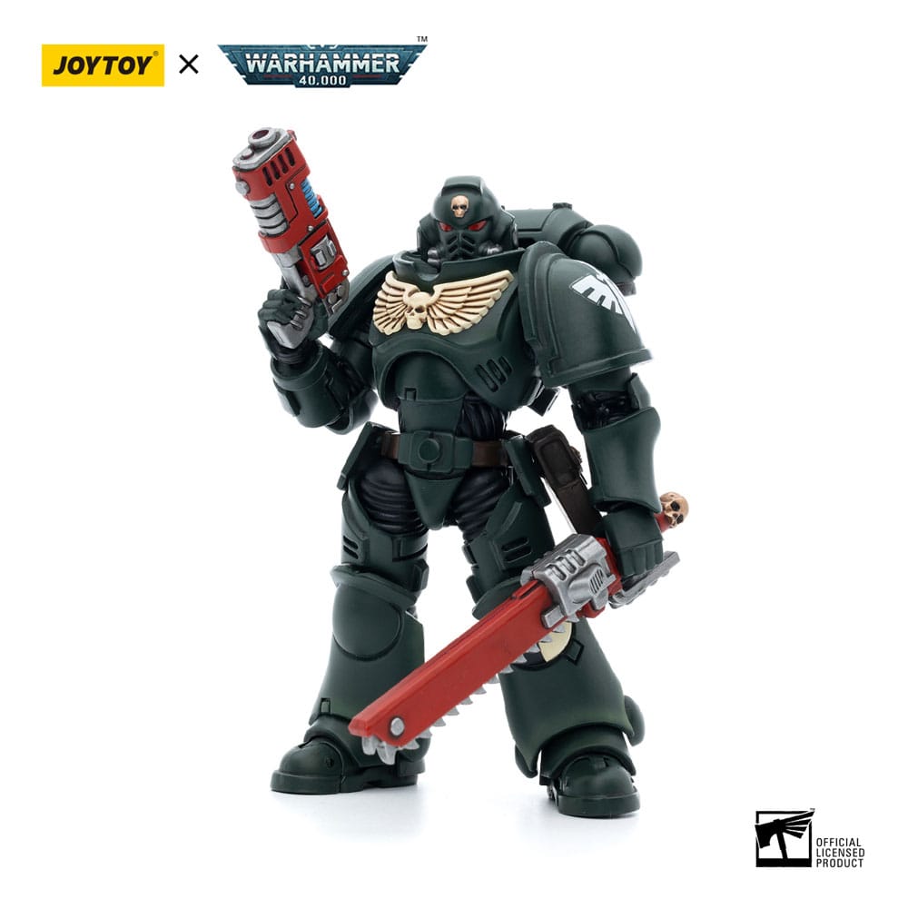 Warhammer 40k Action Figure 1/18 Dark Angels Intercessors Sergeant Caslan 12cm - Action Figures - Joy Toy (CN) - Hobby Figures UK