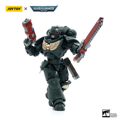 Warhammer 40k Action Figure 1/18 Dark Angels Intercessors Sergeant Caslan 12cm - Action Figures - Joy Toy (CN) - Hobby Figures UK