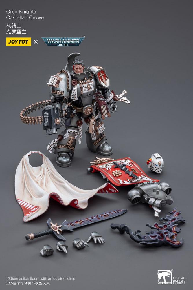 Warhammer 40k Action Figure 1/18 Grey Knights Castellan Crowe 12cm - Action Figures - Joy Toy (CN) - Hobby Figures UK