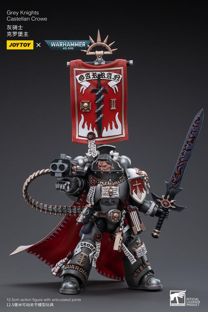 Warhammer 40k Action Figure 1/18 Grey Knights Castellan Crowe 12cm - Action Figures - Joy Toy (CN) - Hobby Figures UK