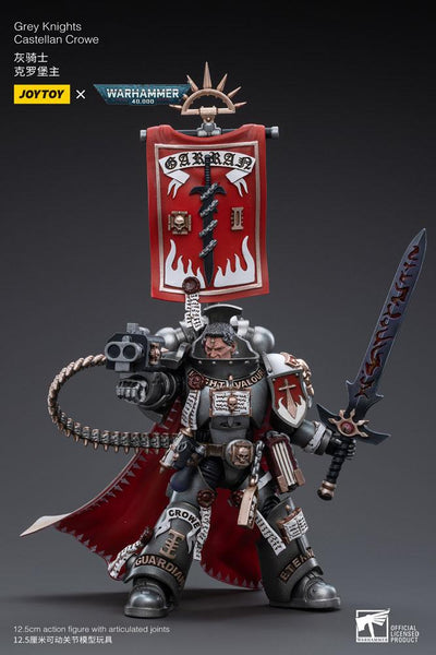 Warhammer 40k Action Figure 1/18 Grey Knights Castellan Crowe 12cm - Action Figures - Joy Toy (CN) - Hobby Figures UK