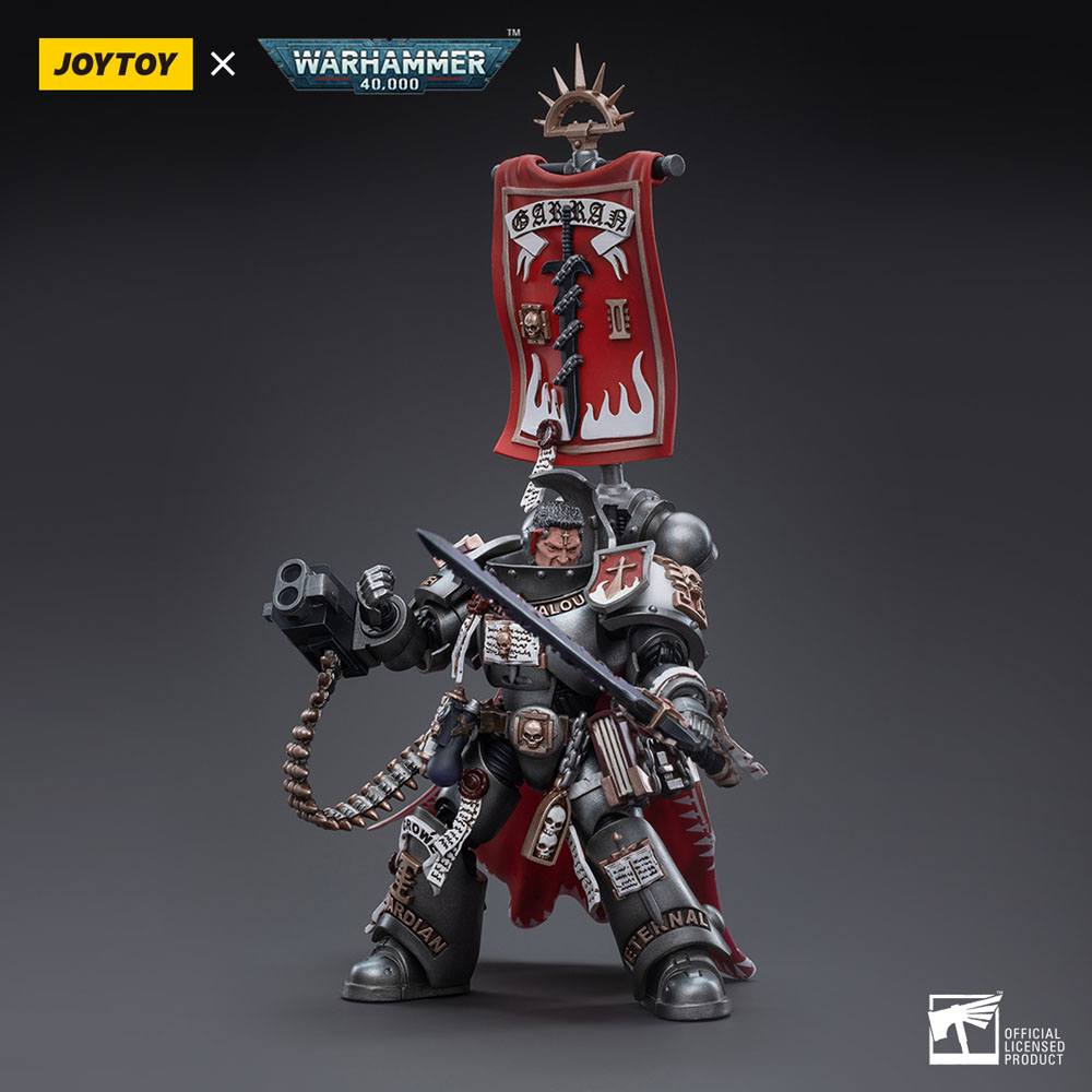 Warhammer 40k Action Figure 1/18 Grey Knights Castellan Crowe 12cm - Action Figures - Joy Toy (CN) - Hobby Figures UK