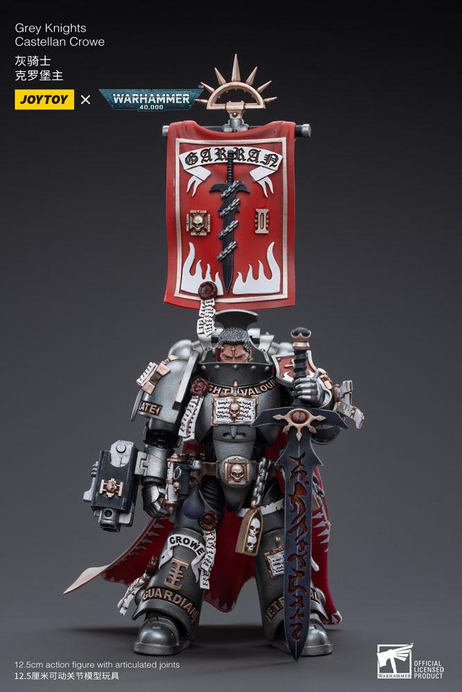 Warhammer 40k Action Figure 1/18 Grey Knights Castellan Crowe 12cm - Action Figures - Joy Toy (CN) - Hobby Figures UK