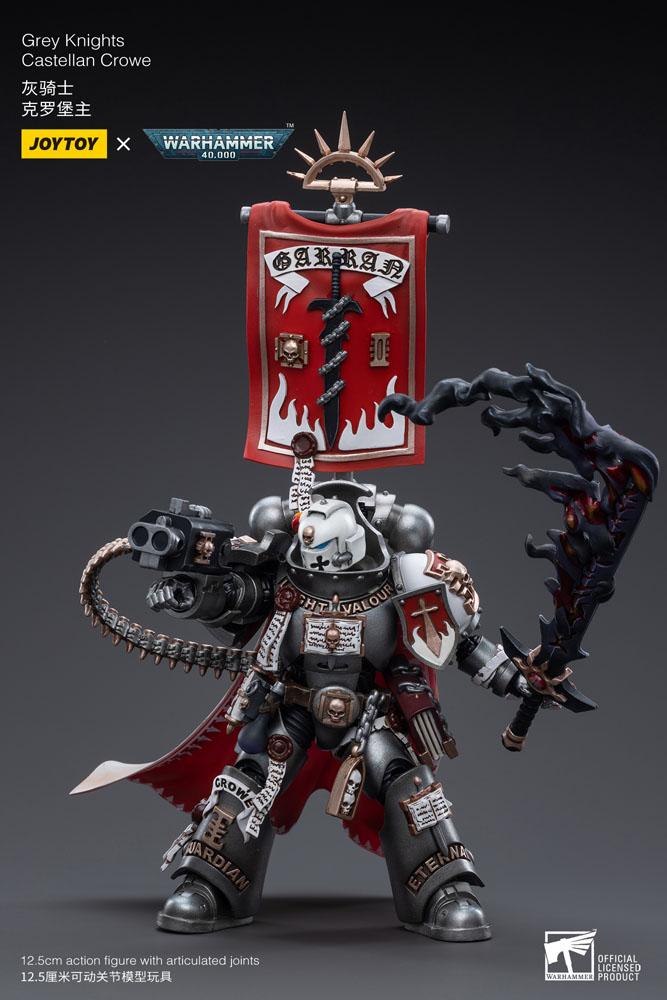 Warhammer 40k Action Figure 1/18 Grey Knights Castellan Crowe 12cm - Action Figures - Joy Toy (CN) - Hobby Figures UK