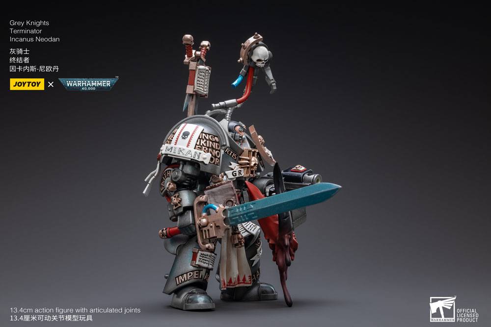 Warhammer 40k Action Figure 1/18 Grey Knights Terminator Incanus Neodan 13cm - Action Figures - Joy Toy (CN) - Hobby Figures UK