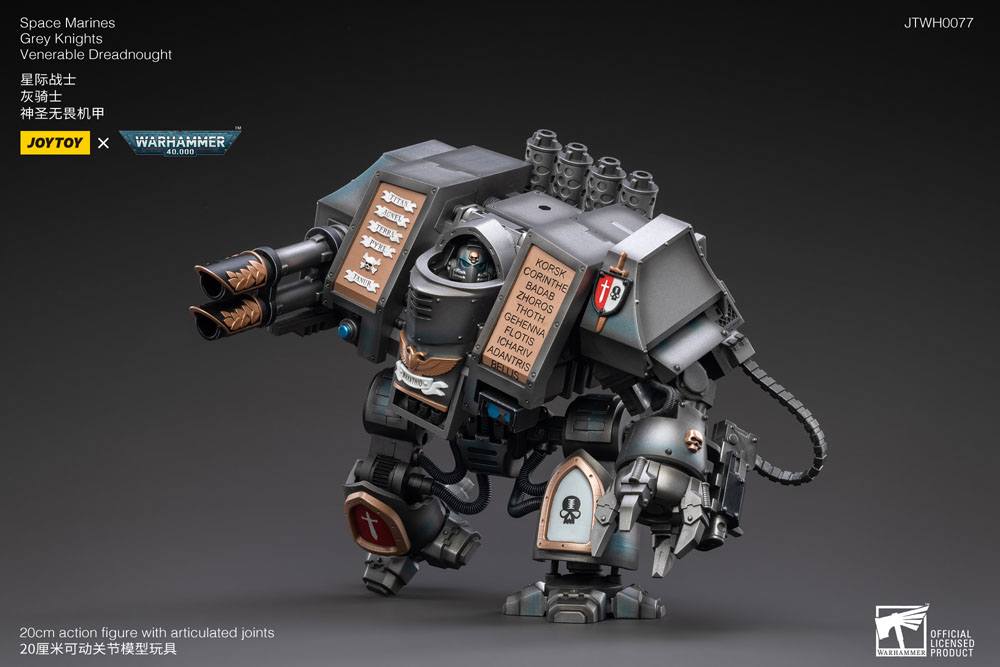 Warhammer 40k Action Figure 1/18 Grey Knights Venerable Dreadnought - Action Figures - Joy Toy (CN) - Hobby Figures UK