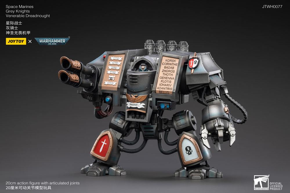 Warhammer 40k Action Figure 1/18 Grey Knights Venerable Dreadnought - Action Figures - Joy Toy (CN) - Hobby Figures UK