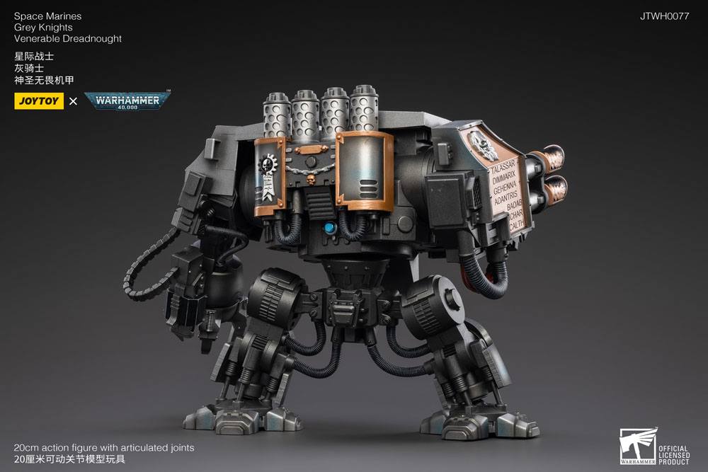 Warhammer 40k Action Figure 1/18 Grey Knights Venerable Dreadnought - Action Figures - Joy Toy (CN) - Hobby Figures UK