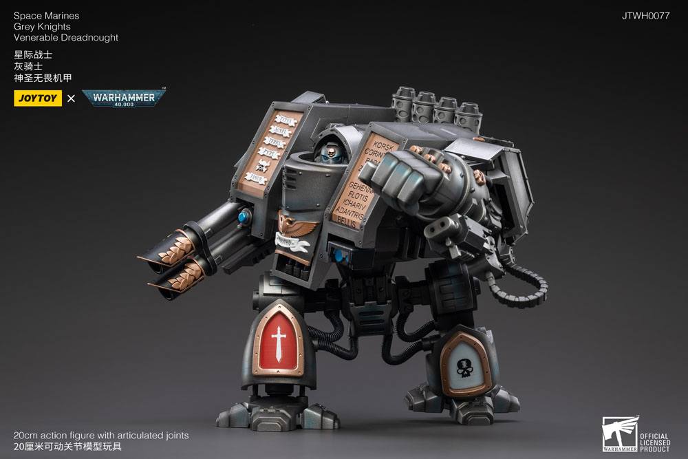 Warhammer 40k Action Figure 1/18 Grey Knights Venerable Dreadnought - Action Figures - Joy Toy (CN) - Hobby Figures UK