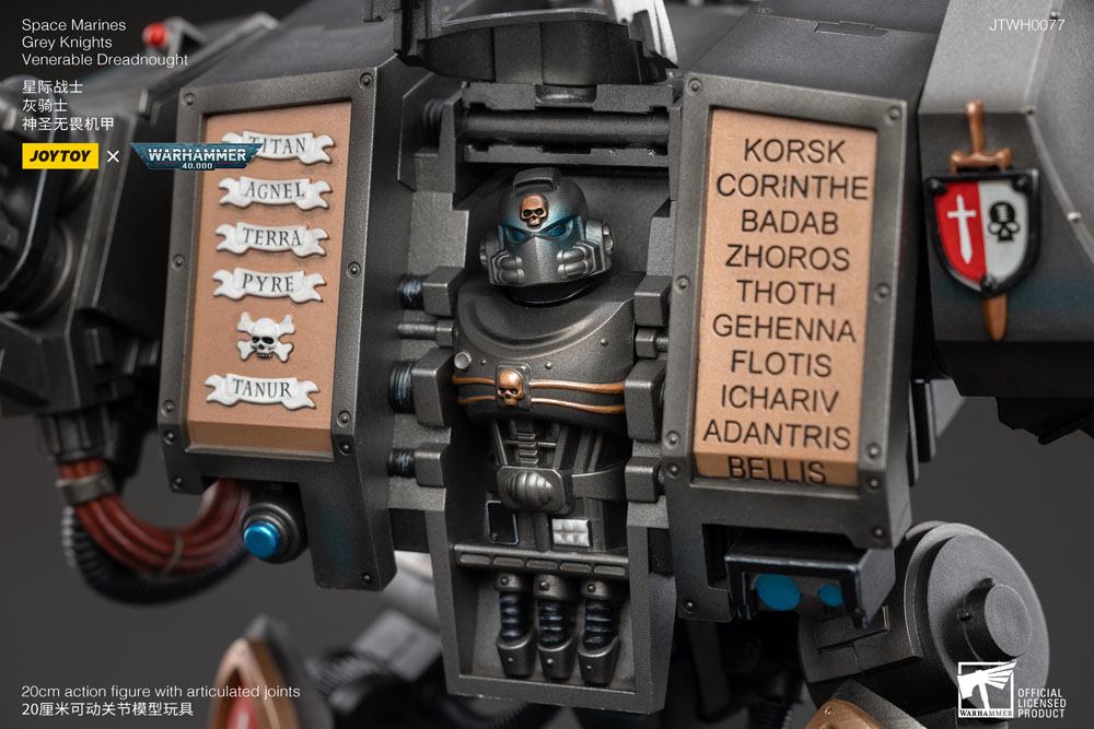 Warhammer 40k Action Figure 1/18 Grey Knights Venerable Dreadnought - Action Figures - Joy Toy (CN) - Hobby Figures UK