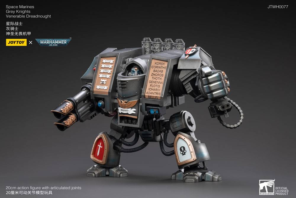 Warhammer 40k Action Figure 1/18 Grey Knights Venerable Dreadnought - Action Figures - Joy Toy (CN) - Hobby Figures UK