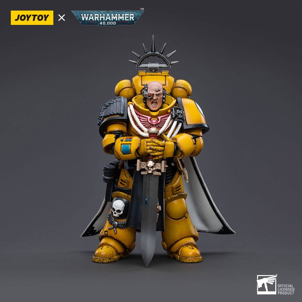 Warhammer 40k Action Figure 1/18 Imperial Fists Primaris Captain 12cm - Action Figures - Joy Toy (CN) - Hobby Figures UK