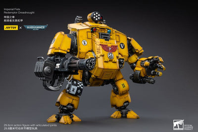 Warhammer 40k Action Figure 1/18 Imperial Fists Redemptor Dreadnought 30cm - Action Figures - Joy Toy (CN) - Hobby Figures UK
